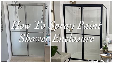 how to paint metal shower enclosure|diy aluminum shower enclosure.